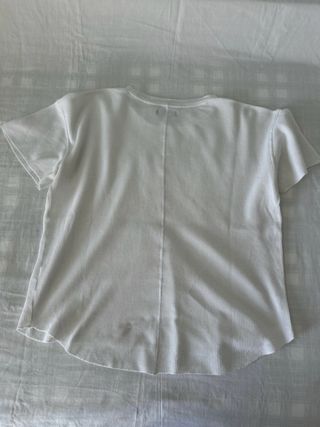 Camiseta Zara blanca de vestir
