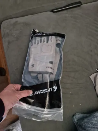 Guantes de Moto LYSCHY Grises y Negros Talla M/L