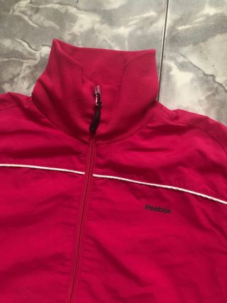 Cortavientos Vintage Reebok Rojo Y2K