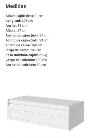 Cama nido Brimnes + colchones + empapador