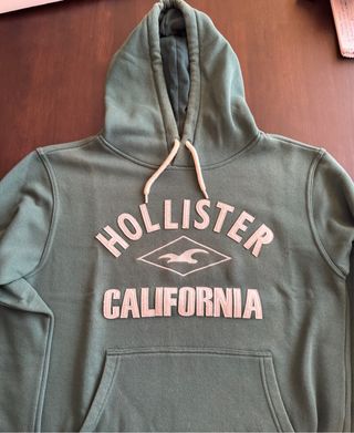 Sudadera Hollister Verde Talla M