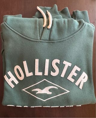 Sudadera Hollister Verde Talla M