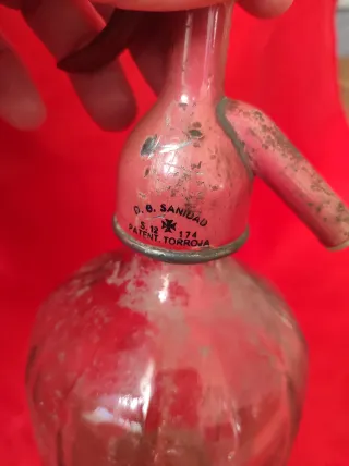 Sifón antiguo D.G. SANDU