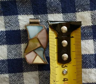 Colgante Plata 925 incrustaciones de nácar