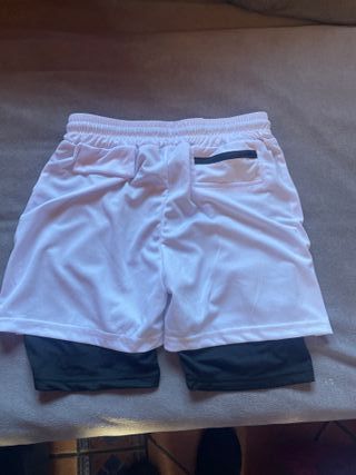 Pantalón corto Bullpadel blanco y negro