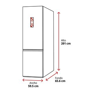 NUEVA Nevera Frigorífico Combi Midea No Frost