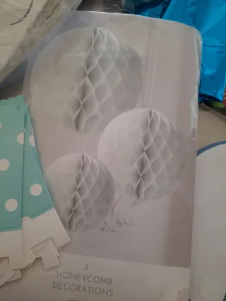 Pack Fiesta Baby Shower Azul y Rosa