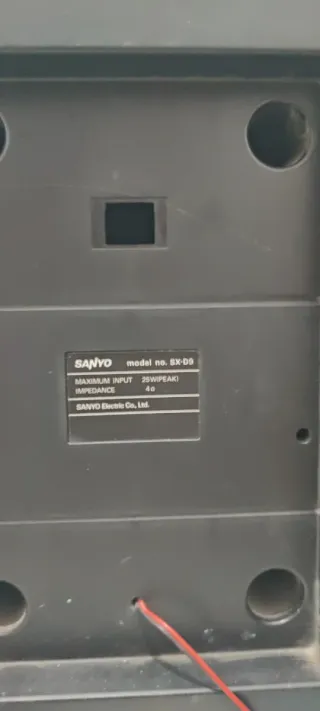 Pareja Altavoces Sanyo Negros