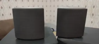 Pareja Altavoces Sanyo Negros