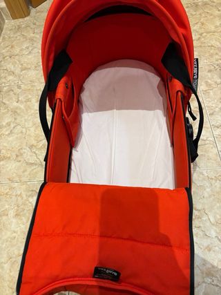 Capazo Baby Zen YOYO Rojo