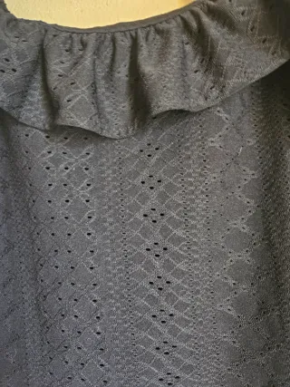 Conjunto dos piezas negro y morado