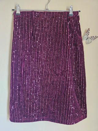 Conjunto dos piezas negro y morado