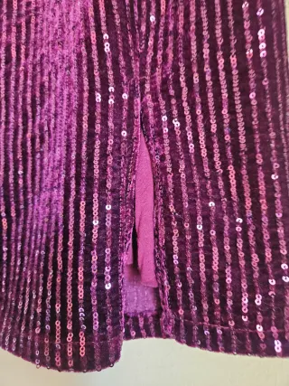 Conjunto dos piezas negro y morado