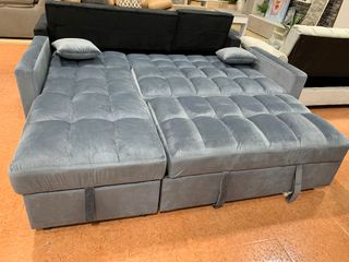 Sofá Cama Kris 210cm Tela Terciopelo