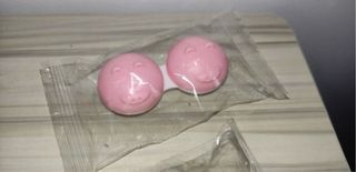 Estuche para lentillas de cerdo rosa