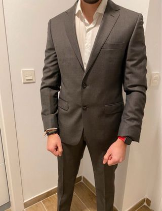 Traje Massimo dutti gris sin estrenar.