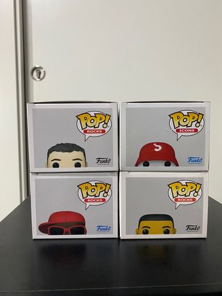 Lote 4 Funko POP! Artistas Hip Hop