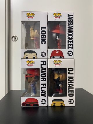 Lote 4 Funko POP! Artistas Hip Hop