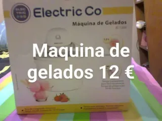 Máquina de Gelados Elétrica - Nova