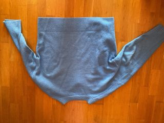 Jersey Zara punto azul talla M