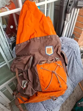 Mochila Montaña Marrón y Naranja