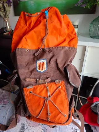 Mochila Montaña Marrón y Naranja