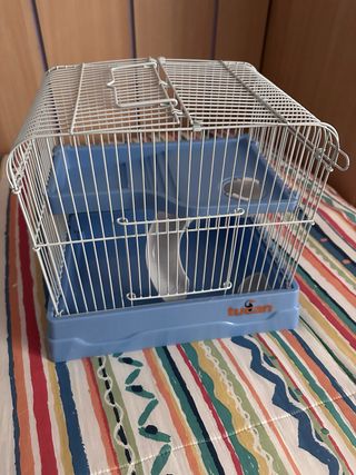 Jaula hámster con accesorios
