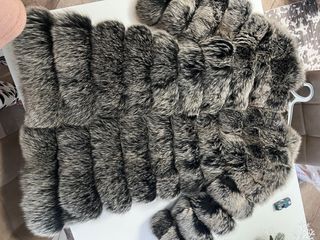 Pelliccia volpe argentata 6 in 1