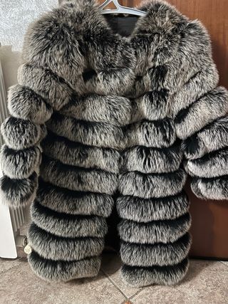 Pelliccia volpe argentata 6 in 1