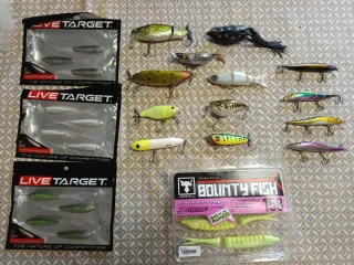 Lote señuelos pesca superficie SuperTop