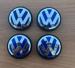 Tapabujes VW Originales 56mm Azul (4uds)