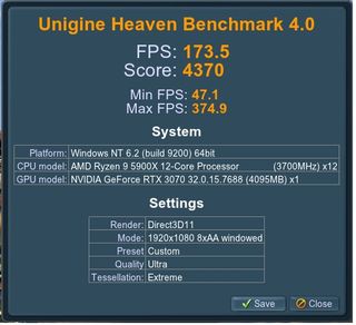 Gigabyte AORUS GeForce RTX 3070 8GB