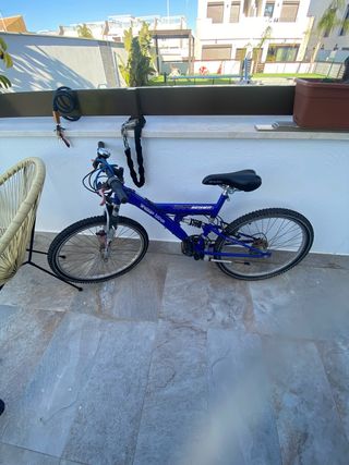 Bicicleta infantil azul