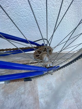 Bicicleta infantil azul