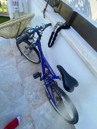 Bicicleta infantil azul