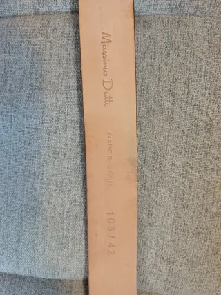 Cinturón de vestir hombre negro