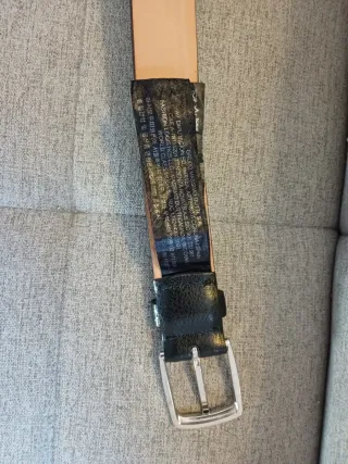 Cinturón de vestir hombre negro