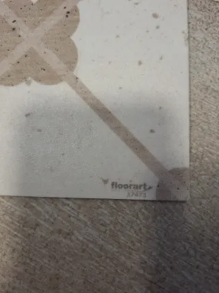 Alfombra Vinilo Pasillo Cocina beige