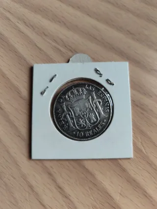 10 Reales Isabel II 1855 (Falsa de Época)