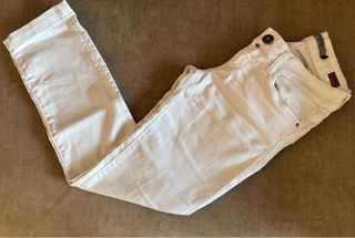 Pantalón vaquero mujer blanco