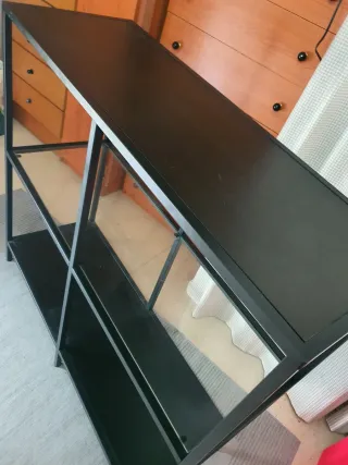 Estantería IKEA Negra y Gris