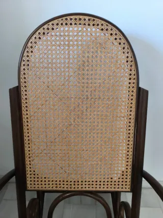 2 Mecedoras de mimbre artesanal