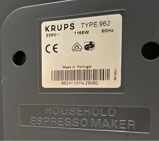 Cafetera Krups Type 962