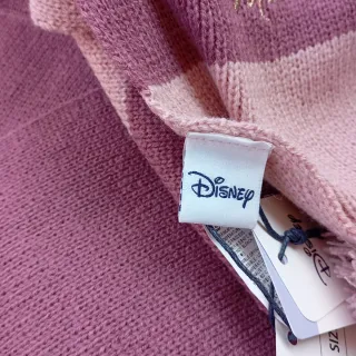 Sciarpa Minnie Mouse rosa/lilla con pon pon