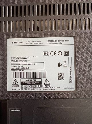 Samsung UE50KU6000K TV 50