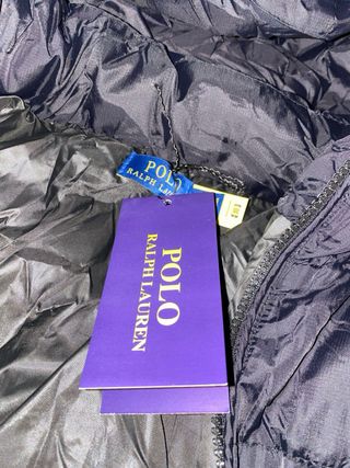 Piumino Ralph Lauren Nero Cappuccio