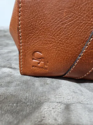 Maletín CA Abadias cuero con llave