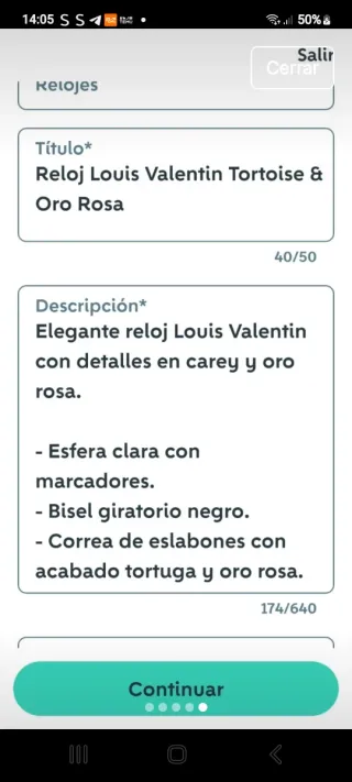 Reloj Louis Valentin Mujer