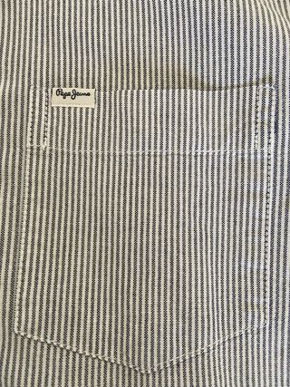 Camisa Rayas Pepe Jeans Azul y Blanco