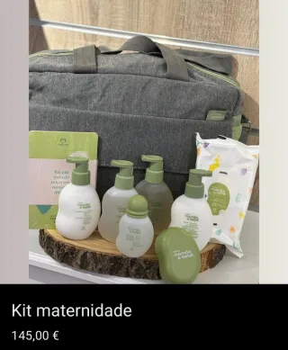 Kit Maternidad Natura Mamãe e Bebê